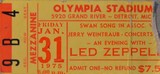 Led zep ticket